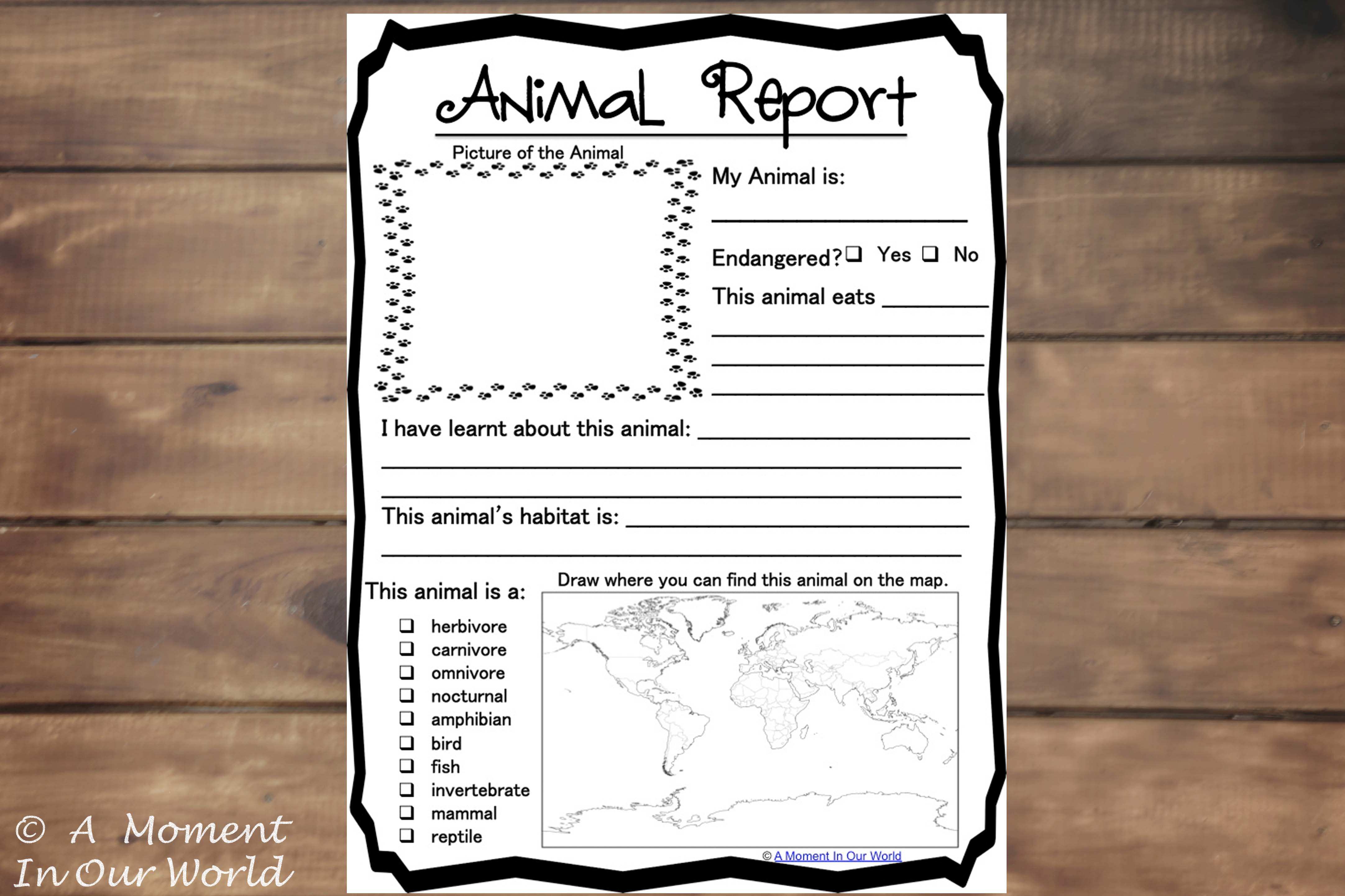 FREE Animal Report Form FREE Animal Report Form