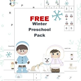 FREE Winter PreK Pack