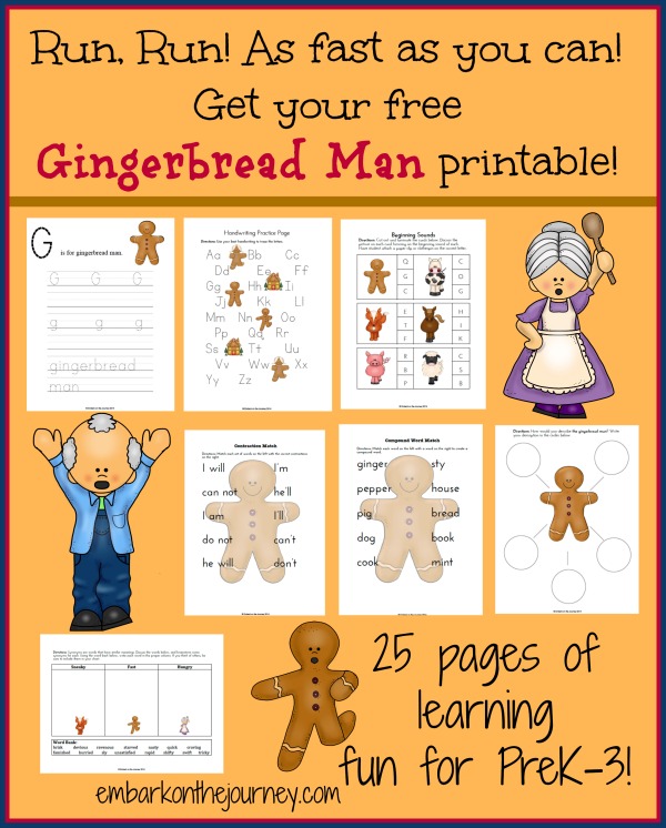 FREE Gingerbread Printables