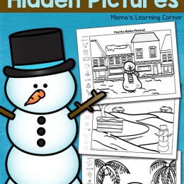 FREE Snowman Hidden Pictures