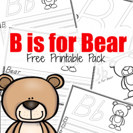 FREE B is for Bear Printables