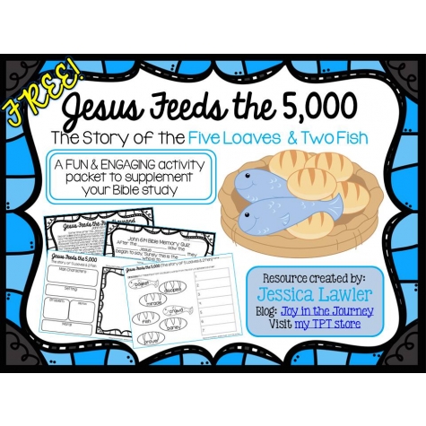 Free Jesus Feeds the 5000 Bible Unit