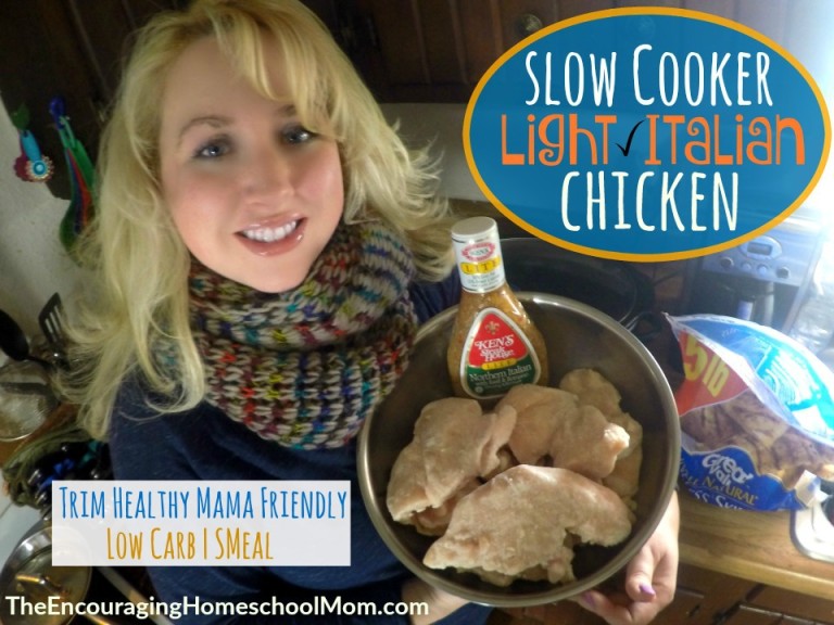 Slow Cooker Light Italian Chicken