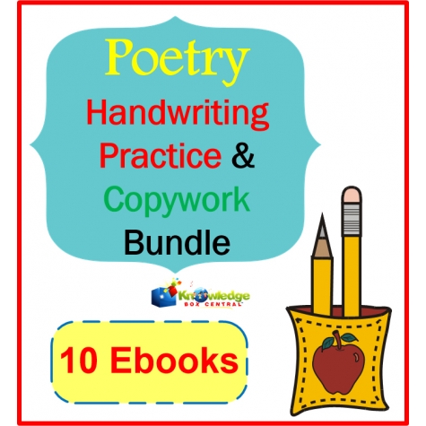 Poetry Handwriting Practice & Copywork Bundle Only $4.49! (Reg. $30!)