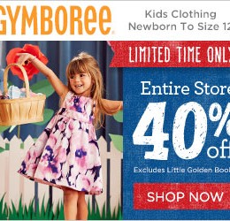 40% Off Gymboree Sale - Entire Store!