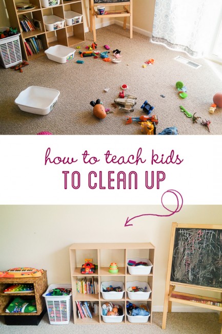 How to Teach Kids to Clean Up