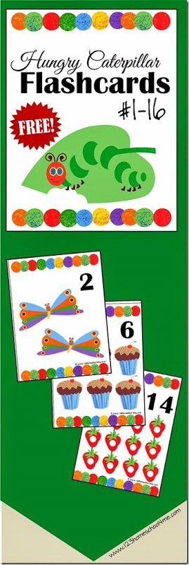 FREE Hungry Caterpillar Cards