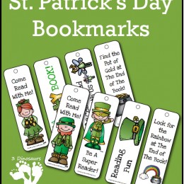 FREE St. Patrick's Day Bookmarks