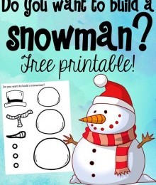 FREE 'Do You Want to Build a Snowman?' Printable