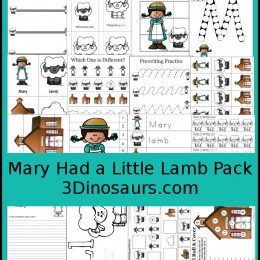 FREE Mary Had a Little Lamb Pack
