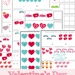 FREE Math Valentines Pack