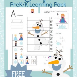 FREE Frozen Learning Pack