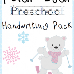 FREE Polar Bear PreK Handwriting Pack