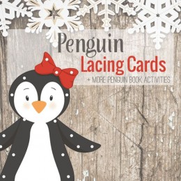 FREE Penguin Lacing Cards