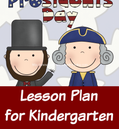 FREE Kindergarten President's Day Lesson Plan