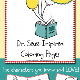 FREE Dr. Seuss Inspired Coloring Pages