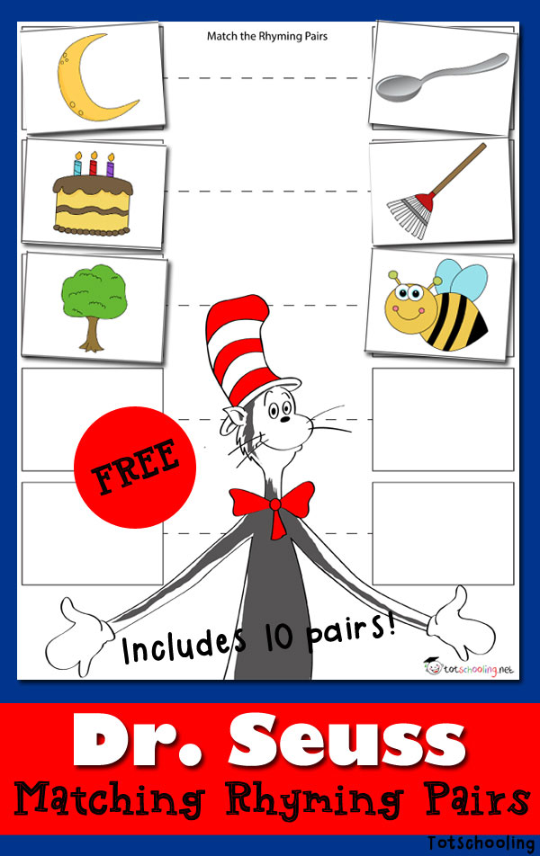 Dr Seuss Free Printable Word Search