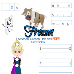 FREE Frosen Printables and Lesson plans