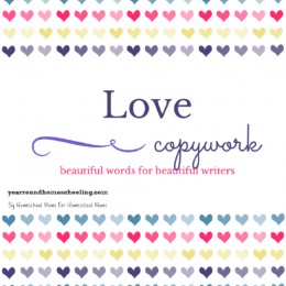 FREE Valentines Copywork