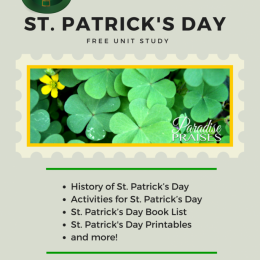 FREE St. Patrick's Day Unit Study