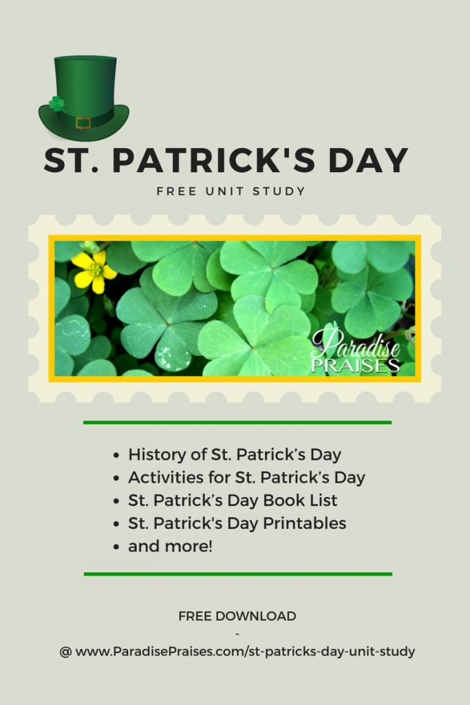 FREE St. Patrick's Day Unit Study