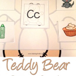 FREE Teddy Bear Beginning Sounds Mats