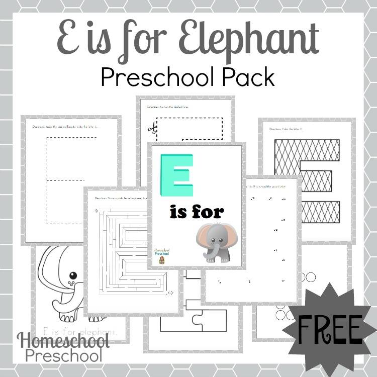 FREE E is for ELephant