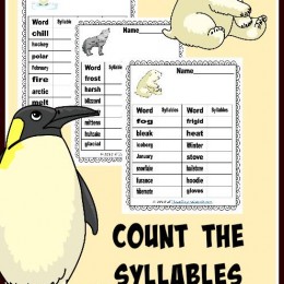 FREE Count the Syllables Pack
