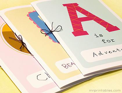 FREE Make Your Own Alphabet Booklets