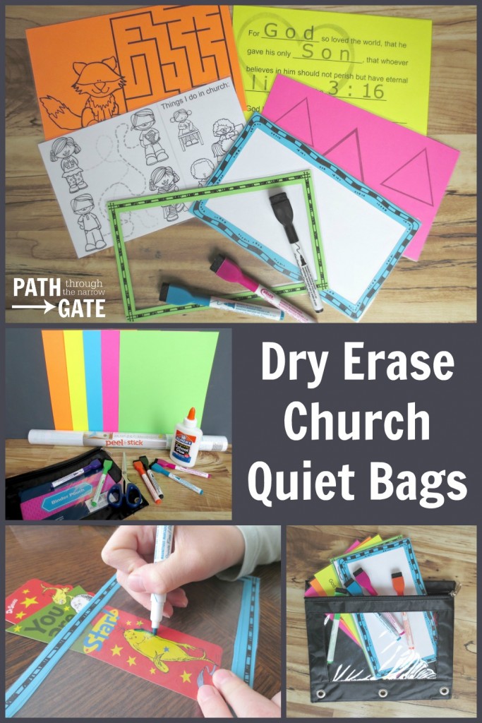 FREE Dry Erase Bag Printables