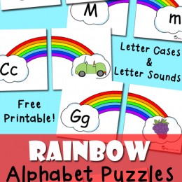 FREE Rainbow Puzzles