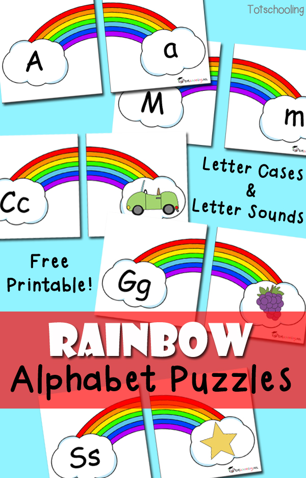 FREE Rainbow Puzzles