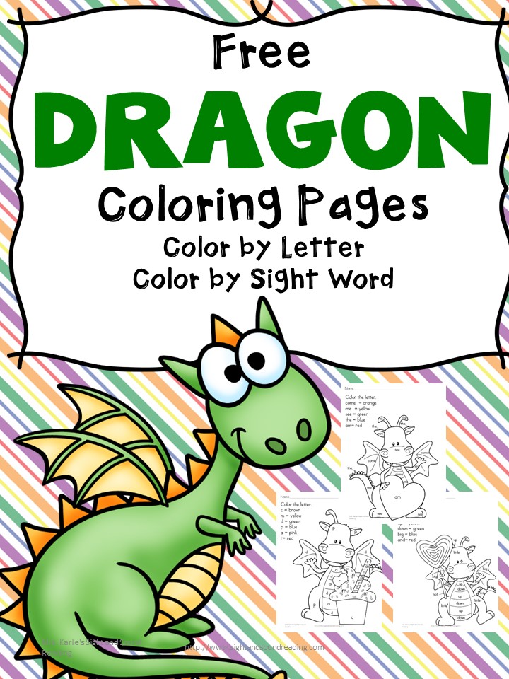 FREE Dragon Coloring Pages