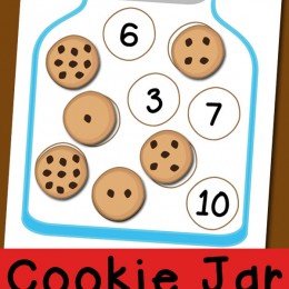 FREE Cookie Jar Number Match