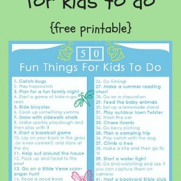 50 FREE Things for Kids to Do
