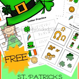 FREE St. Patrick's Day Preschool Pack