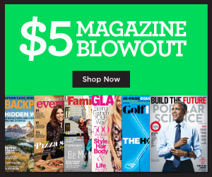 $5 Magazine Blowout Sale