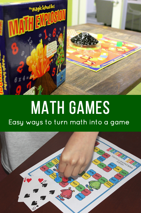 Fun Math Games for Homeschoolers