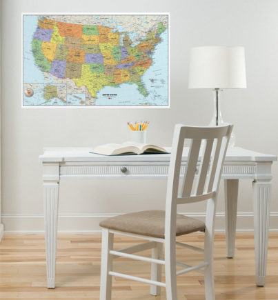 Peel & Stick Dry Erase Maps Under $12! (Reg. $30!)