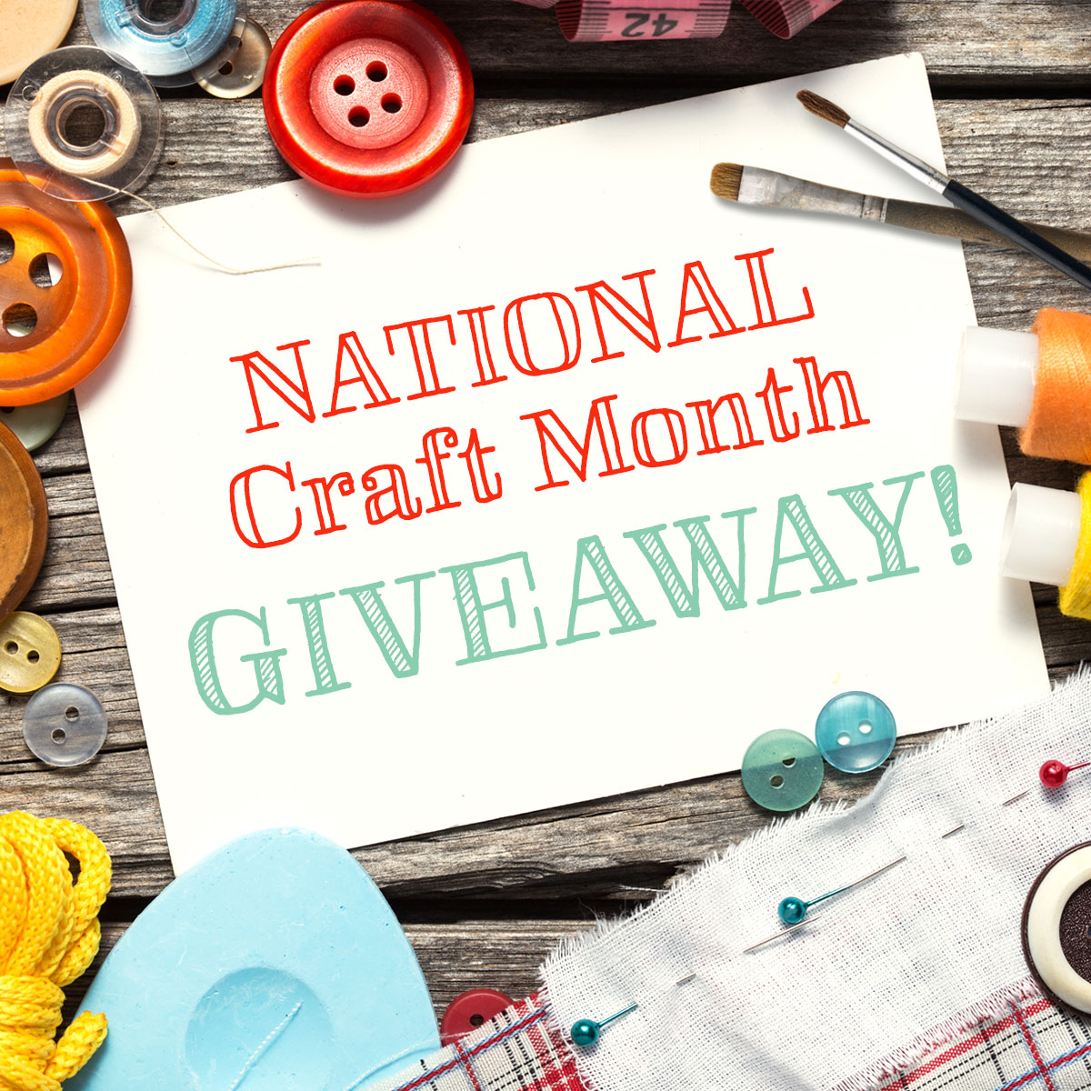 National Craft Month Giveaway!