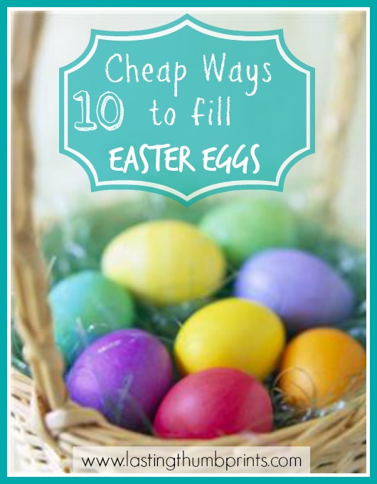 10 Cheap Ways to Fill Easter Eggs for Children & Free Printable Easter Coupons