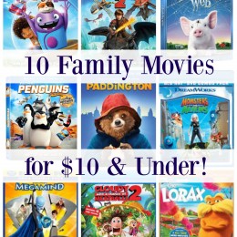 10 Family Movies for $10 & Under