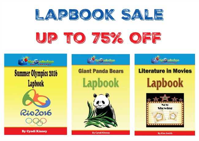 Knowledge Box Central Lapbook Sale - Up to 75% Off!