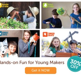 30% Off 1st Month Subscription to Kiwi Crate