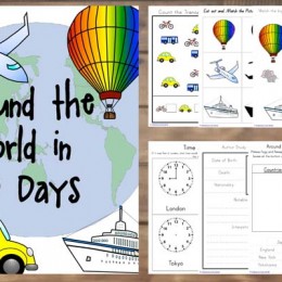 Free Around the World in 80 Days Unit Study