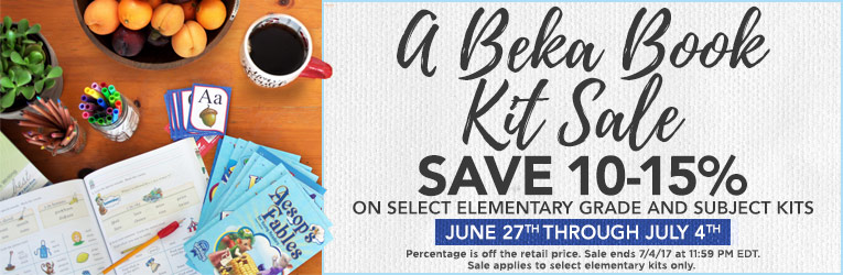 A Beka Book Kit Sale - 10-15% Off!