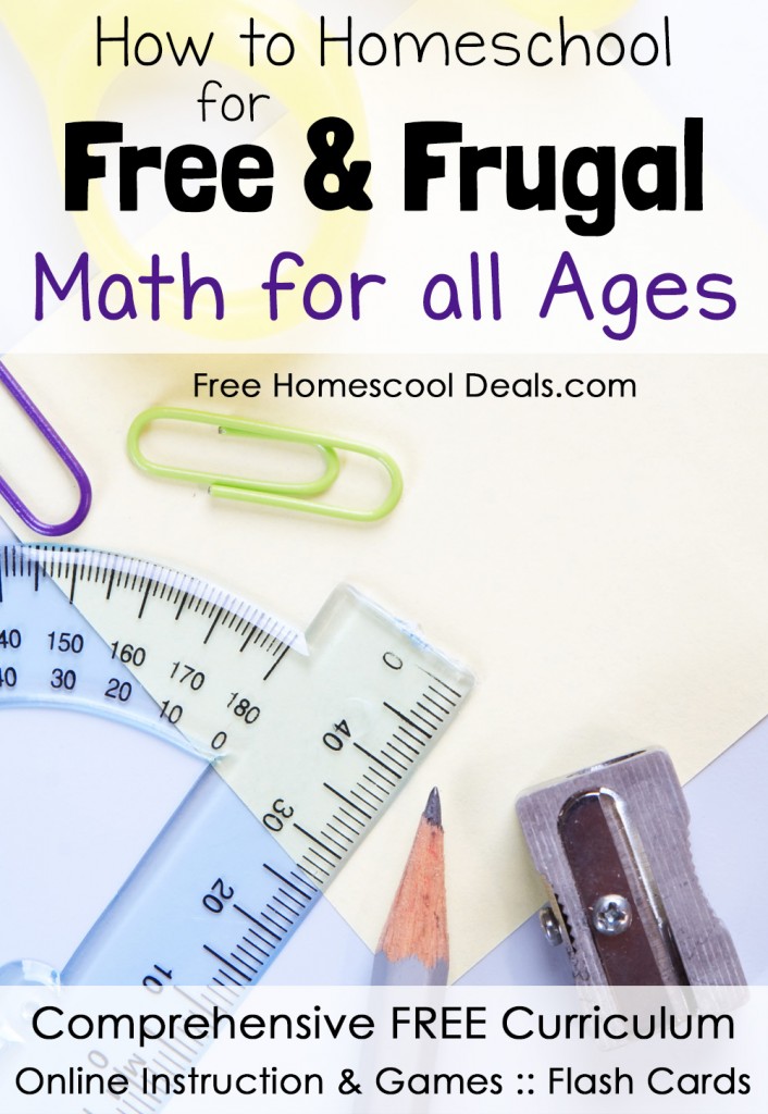 How to Homeschool for Free and Frugal Math for All Ages