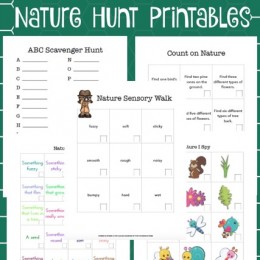 FREE I SPY NATURE STUDY PRINTABLES (Instant Download)