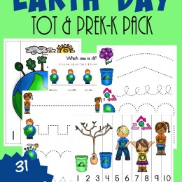 FREE Earth Day Tot and PreK Pack