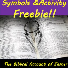 FREE Biblical Easter Story Symbols and Activities Pack